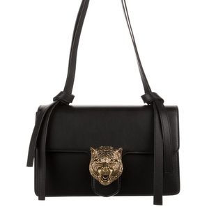Gucci Animalier Leather Shoulder Bag